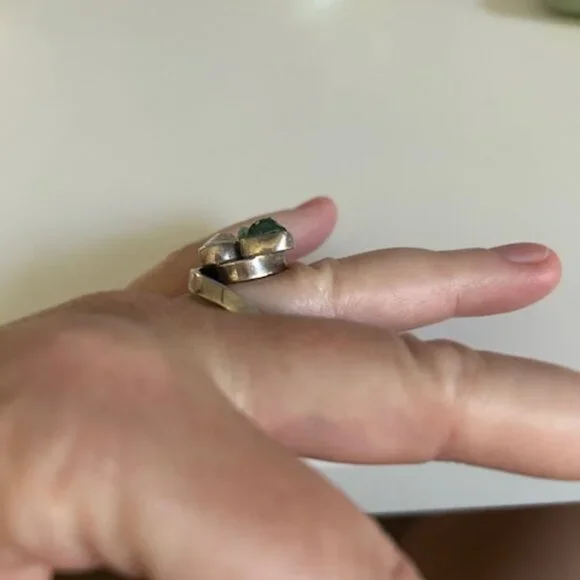 Lilly Barrack Sterling SIlver .925 Ring- Multi Stone- Size 8 - Picture 4 of 7